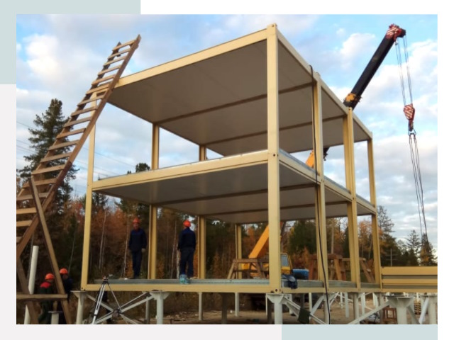 Строительство модульных здания Копейск