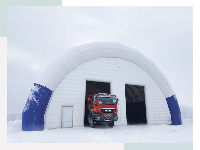 Мобильные ангары в Копейске