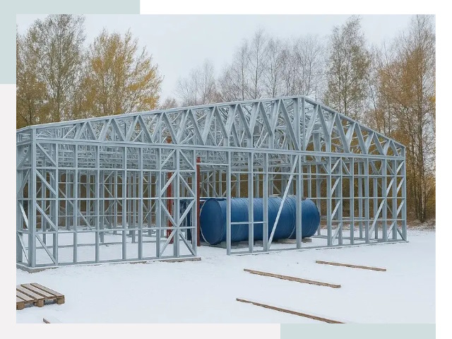 Металлические ангары в Копейске