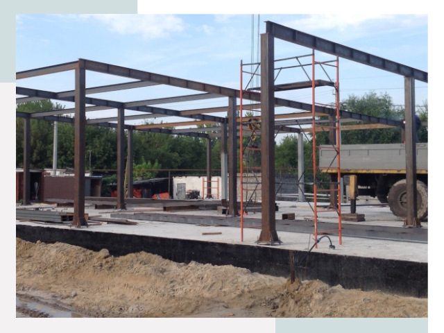 Фундамент для ангаров в Копейске