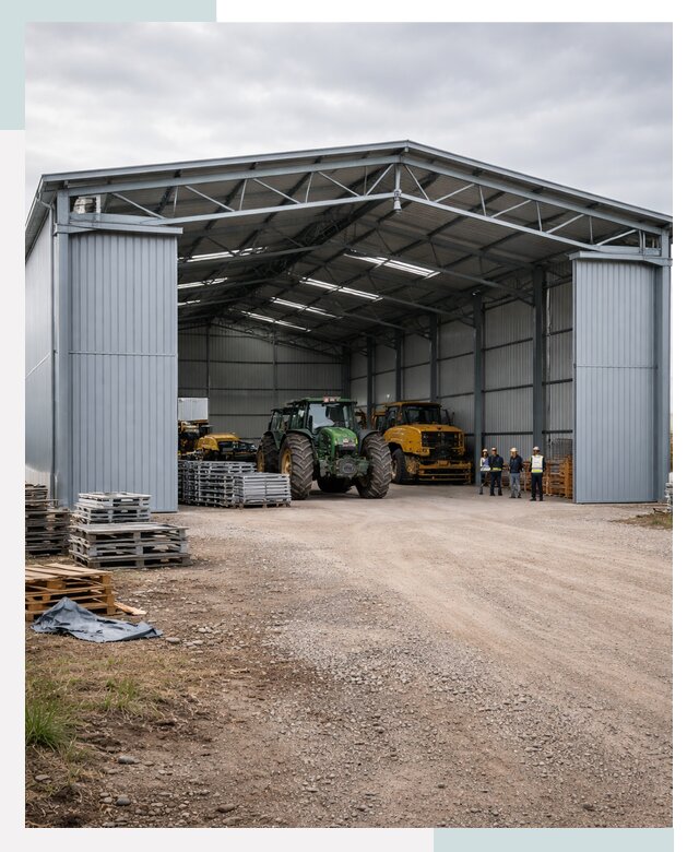 Ангары для сельхозтехники в Копейске от 20526 р. | СтальСтрой-Кпс