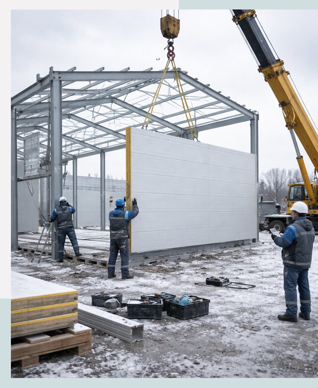 Строительство холодильных складов под ключ в Копейске