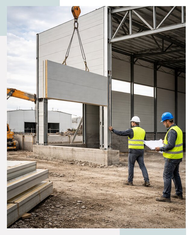 Склад из сэндвич панелей под ключ в Копейске от 9750 р. | СтальСтрой-Кпс