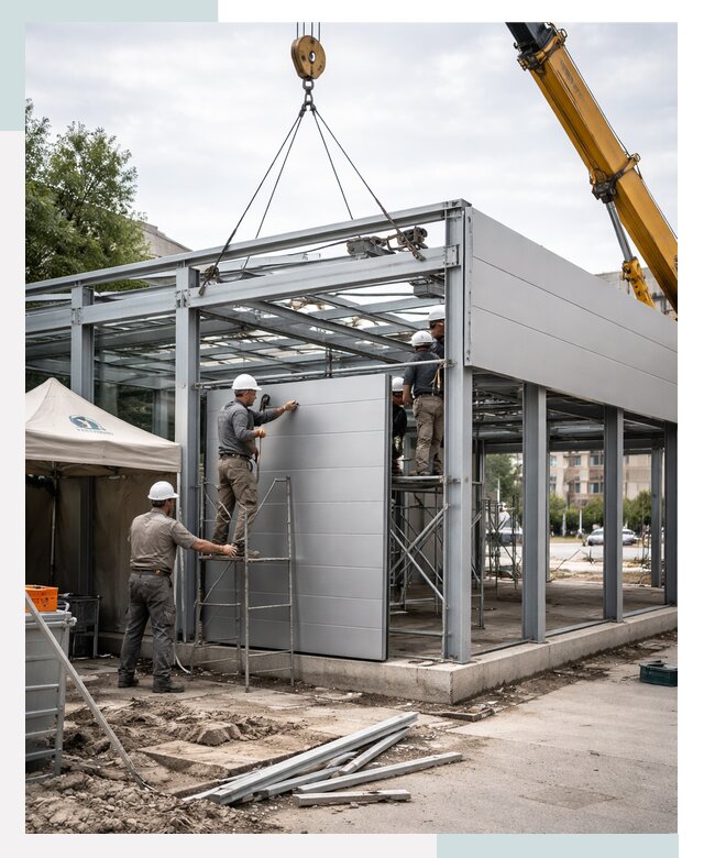 СтальСтрой-Кпс: торговый павильон под ключ в Копейске от 35921 р.