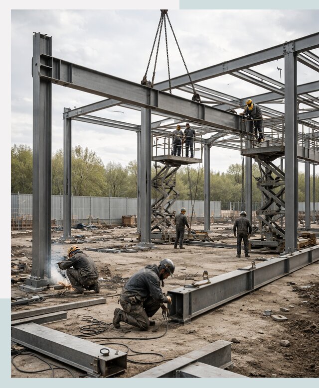 Строительство выставочных павильонов из металлоконструкций в Копейске